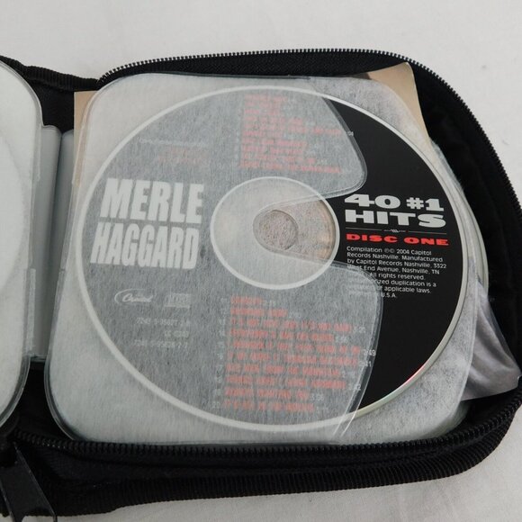 Lot of 10 Country Music CDs Zippered Case Merle Haggard Hits Country Romance - Picture 5 of 12